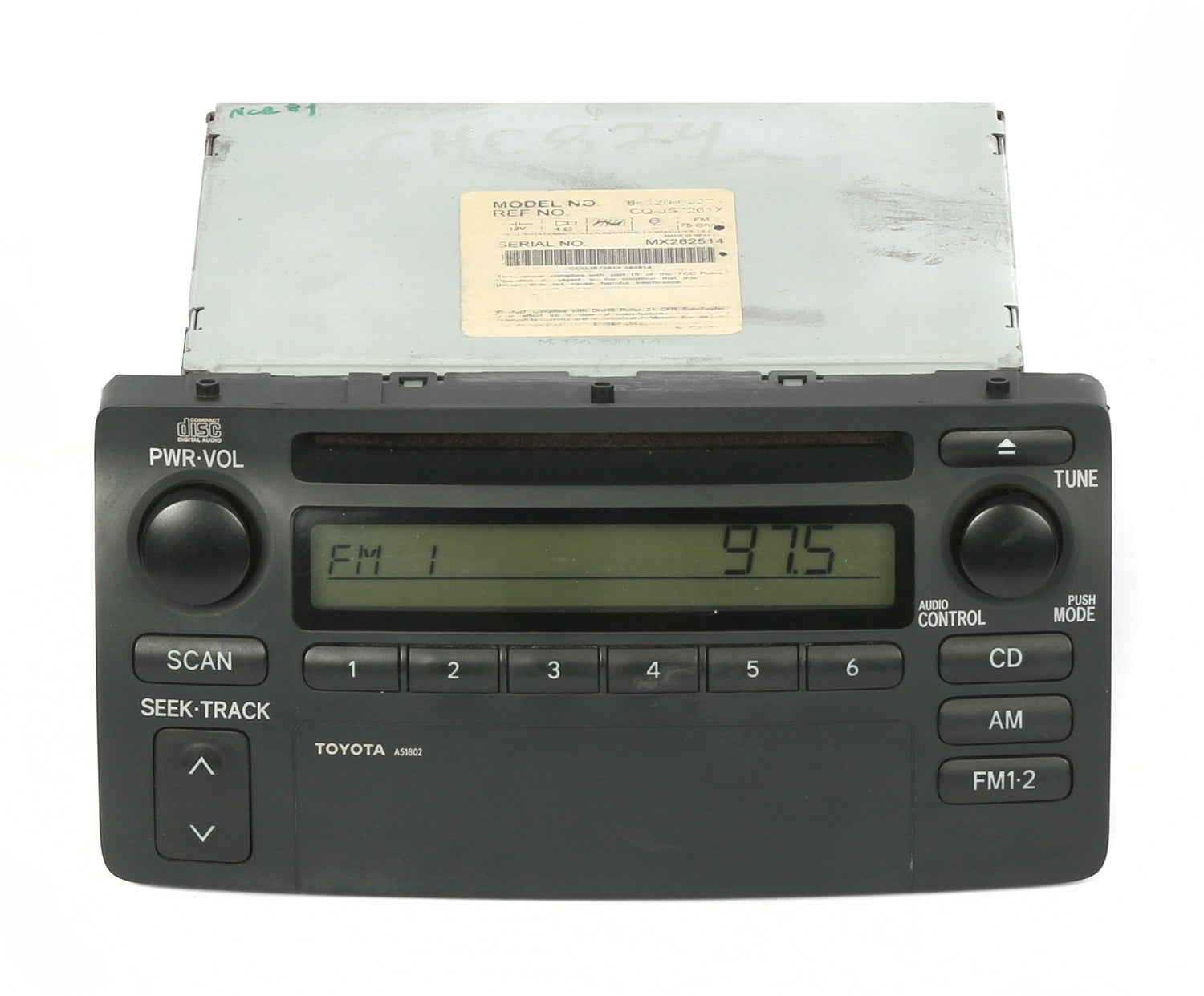 1 Factory Radio 638-58043A-NOA AM FM Radio CD Player 1 Factory Radio 638-58043A-NOA