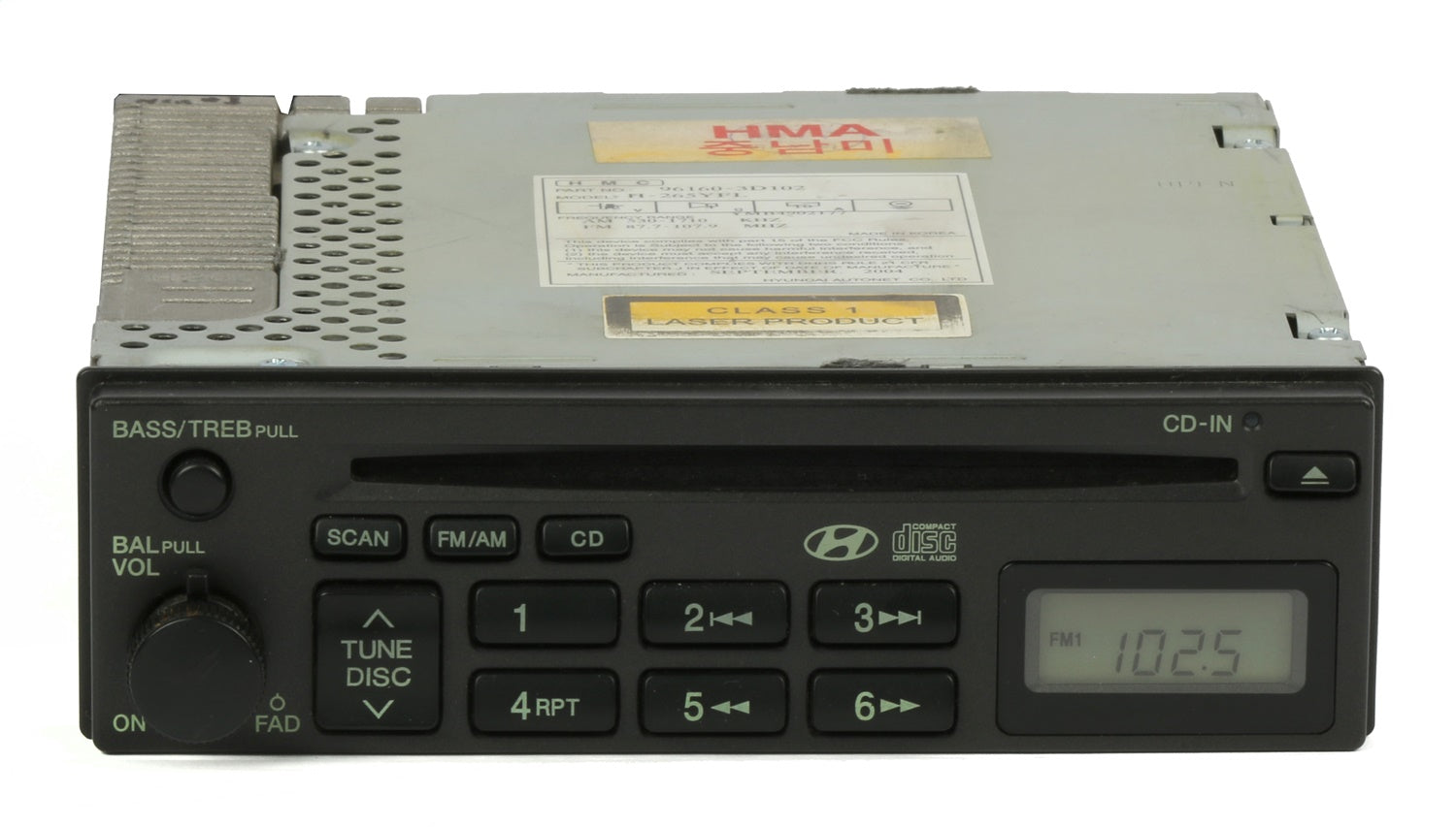 1 Factory Radio 638-58063B-NOA AM FM Radio CD Player 1 Factory Radio 638-58063B-NOA