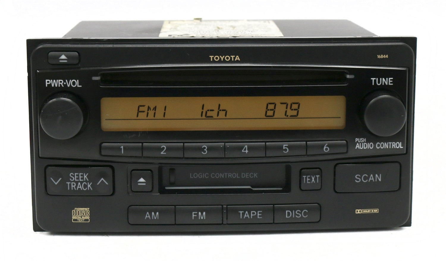 1 Factory Radio 638-58141A-NOA2 AM FM Radio CD Cassette Player 1 Factory Radio 638-58141A-NOA2