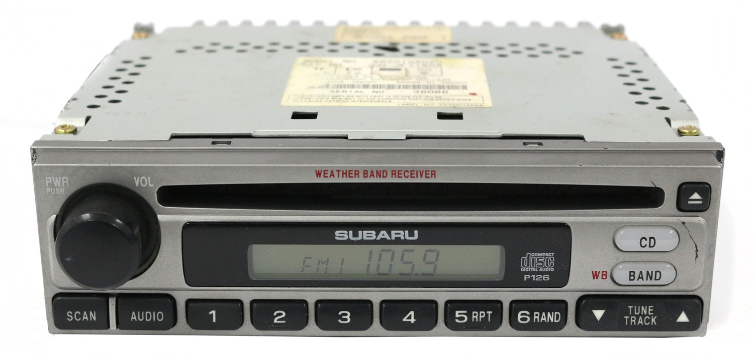 1 Factory Radio 638-58172-NOA-BLEM2 AM FM Radio CD Player 1 Factory Radio 638-58172-NOA-BLEM2