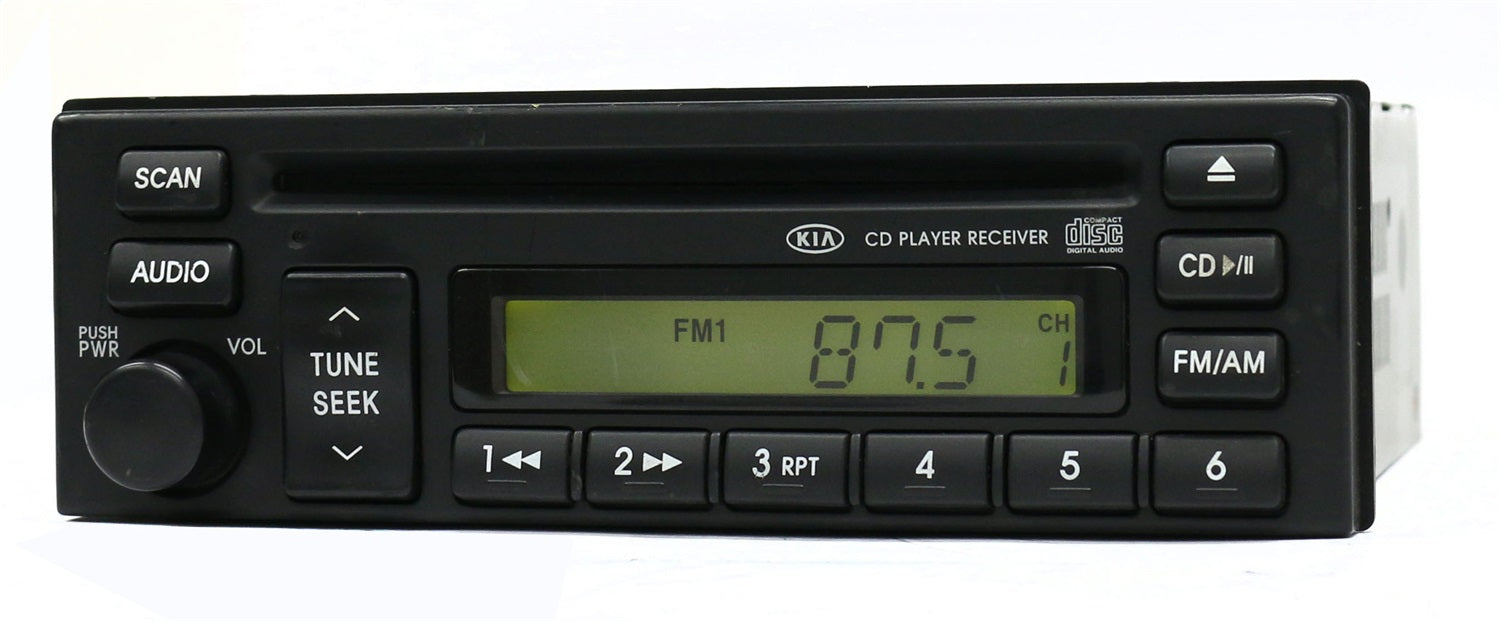 1 Factory Radio 638-58218-NOA-BLEM AM FM Radio CD Player 1 Factory Radio 638-58218-NOA-BLEM