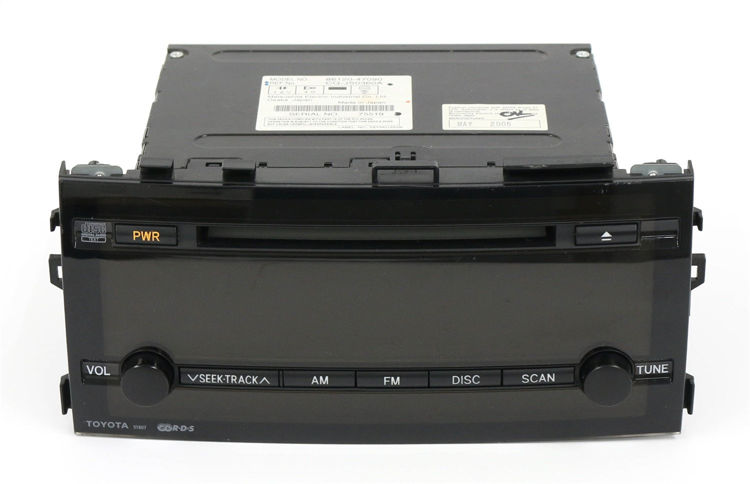 1 Factory Radio 638-58423-NOA3 AM FM Radio CD Player 1 Factory Radio 638-58423-NOA3