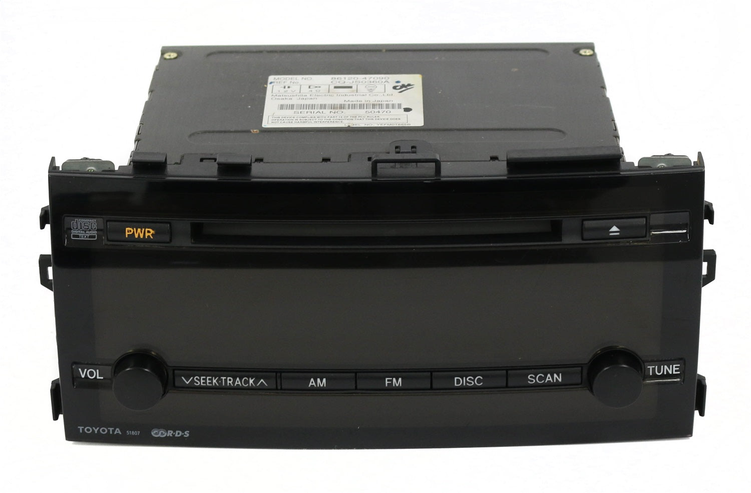 1 Factory Radio 638-58423-NOA-BLEM5 AM FM Radio CD Player 1 Factory Radio 638-58423-NOA-BLEM5