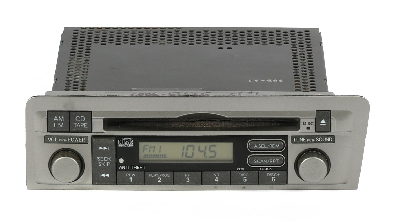 1 Factory Radio 638-58492-NOA-X AM/FM Radio CD Player 1 Factory Radio 638-58492-NOA-X