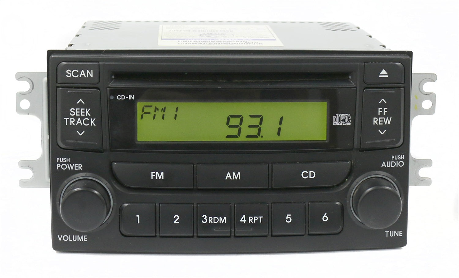 1 Factory Radio 638-58564D-NOA AM FM Radio CD Player 1 Factory Radio 638-58564D-NOA
