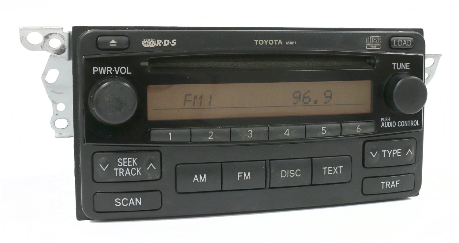 1 Factory Radio 638-58717-NOA AM FM Radio CD Player; Remanufactured; Black; OE Part Number: 8612002410; 1 Factory Radio 638-58717-NOA