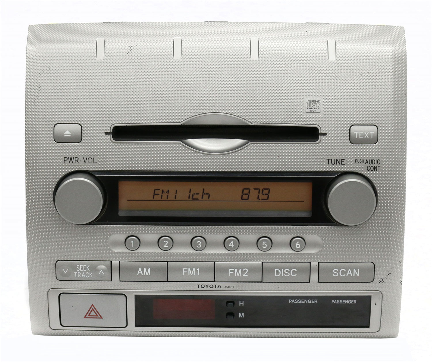 1 Factory Radio 638-58737-NOA AM FM Radio CD Player 1 Factory Radio 638-58737-NOA