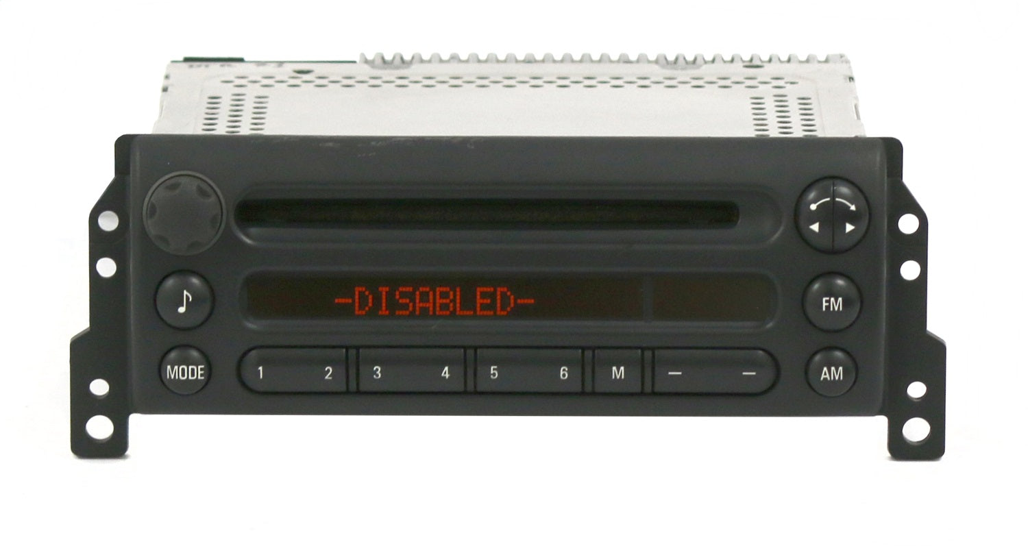1 Factory Radio 638-58780-NOA-X AM FM Radio CD Player 1 Factory Radio 638-58780-NOA-X