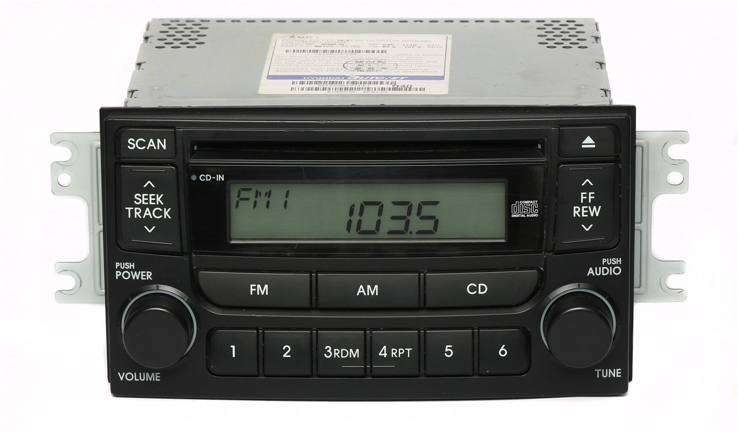 1 Factory Radio 638-58898-NOA2 AM FM Radio CD Player 1 Factory Radio 638-58898-NOA2