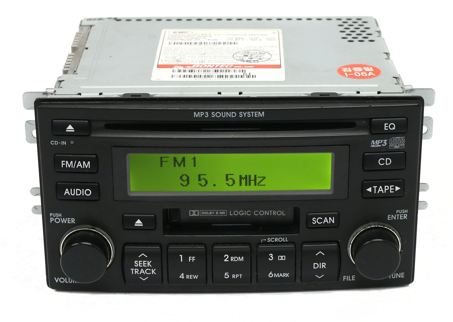 1 Factory Radio 638-58903-NOA AM FM Radio MP3 CD Cassette Player 1 Factory Radio 638-58903-NOA