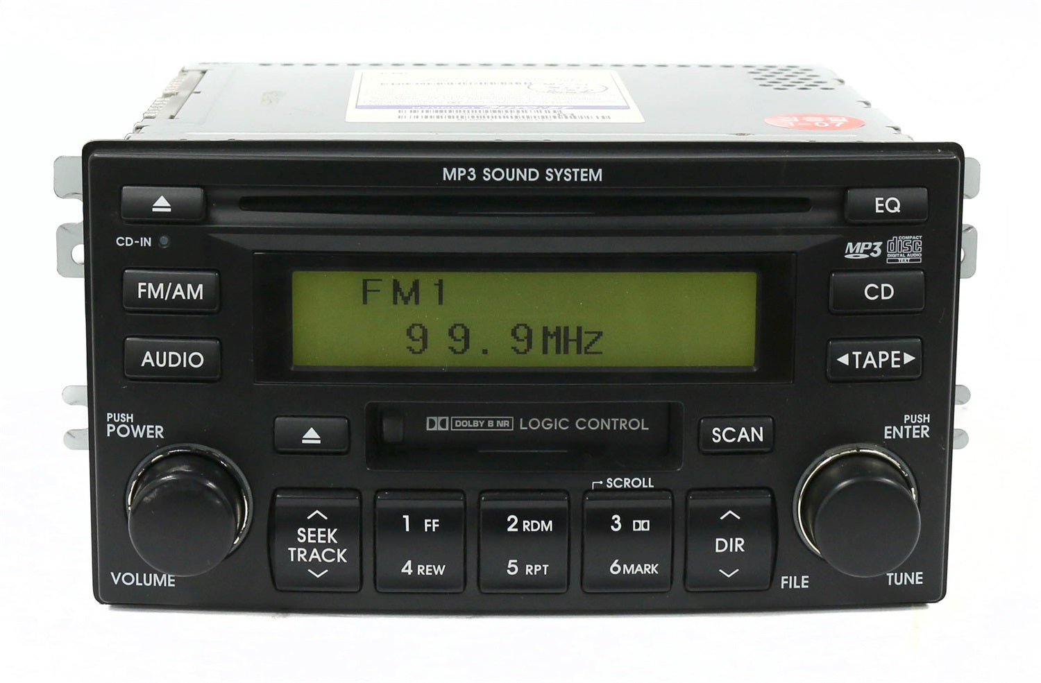 1 Factory Radio 638-58903-NOA2 AM FM Radio MP3 CD Cassette Player 1 Factory Radio 638-58903-NOA2