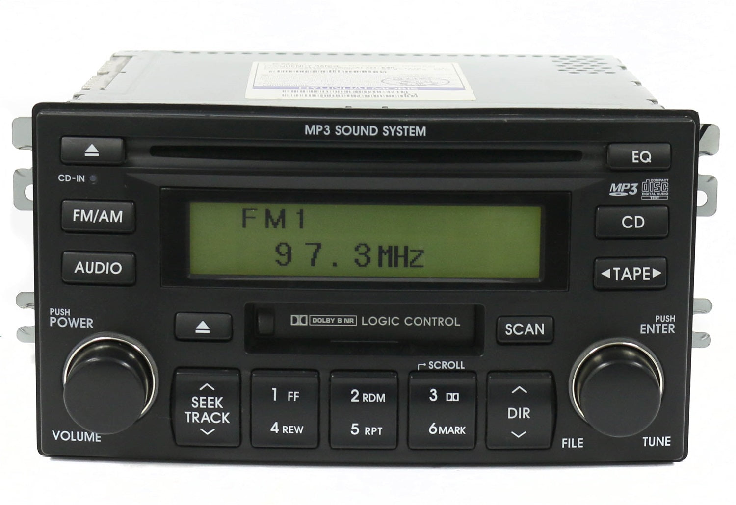 1 Factory Radio 638-58903-NOA3 AM FM Radio MP3 CD Cassette Player 1 Factory Radio 638-58903-NOA3