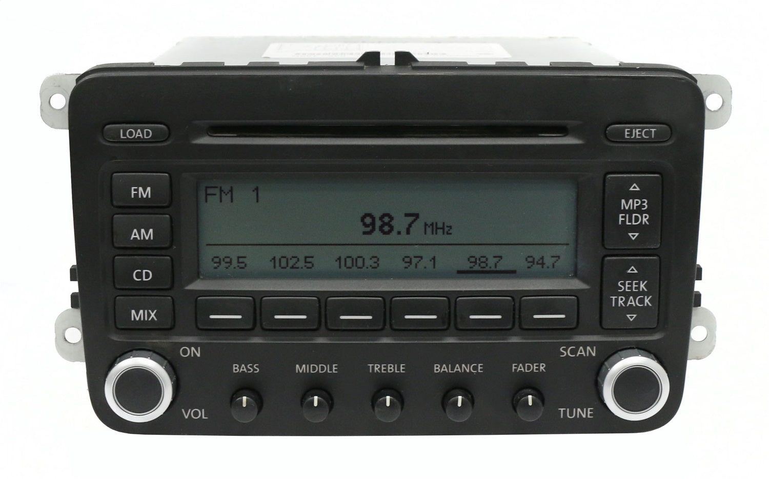 1 Factory Radio 638-58956B-NOA2 AM FM Radio MP3 6 Disc CD 1 Factory Radio 638-58956B-NOA2