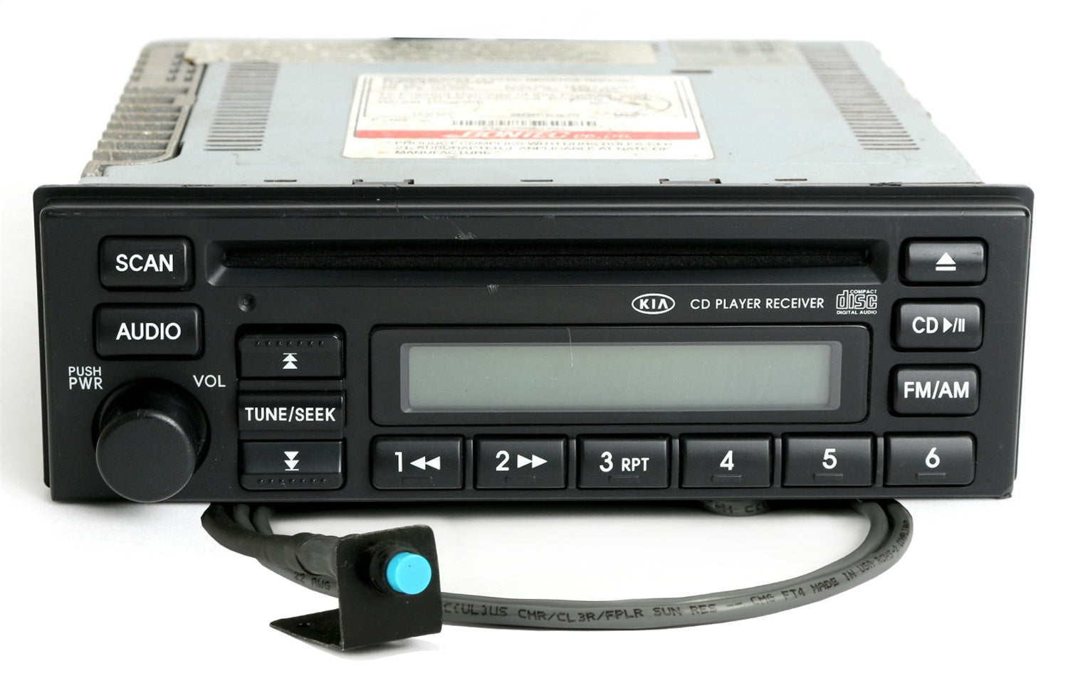 1 Factory Radio 638-59017-BTP AM/FM Radio CD Player 1 Factory Radio 638-59017-BTP