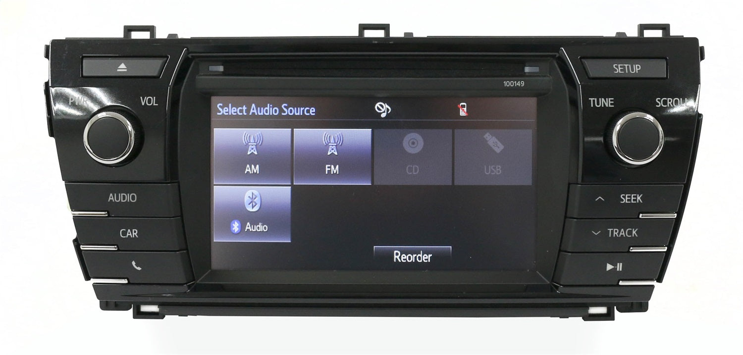 1 Factory Radio 638-72482-NOA3 AM FM Radio CD Player 1 Factory Radio 638-72482-NOA3
