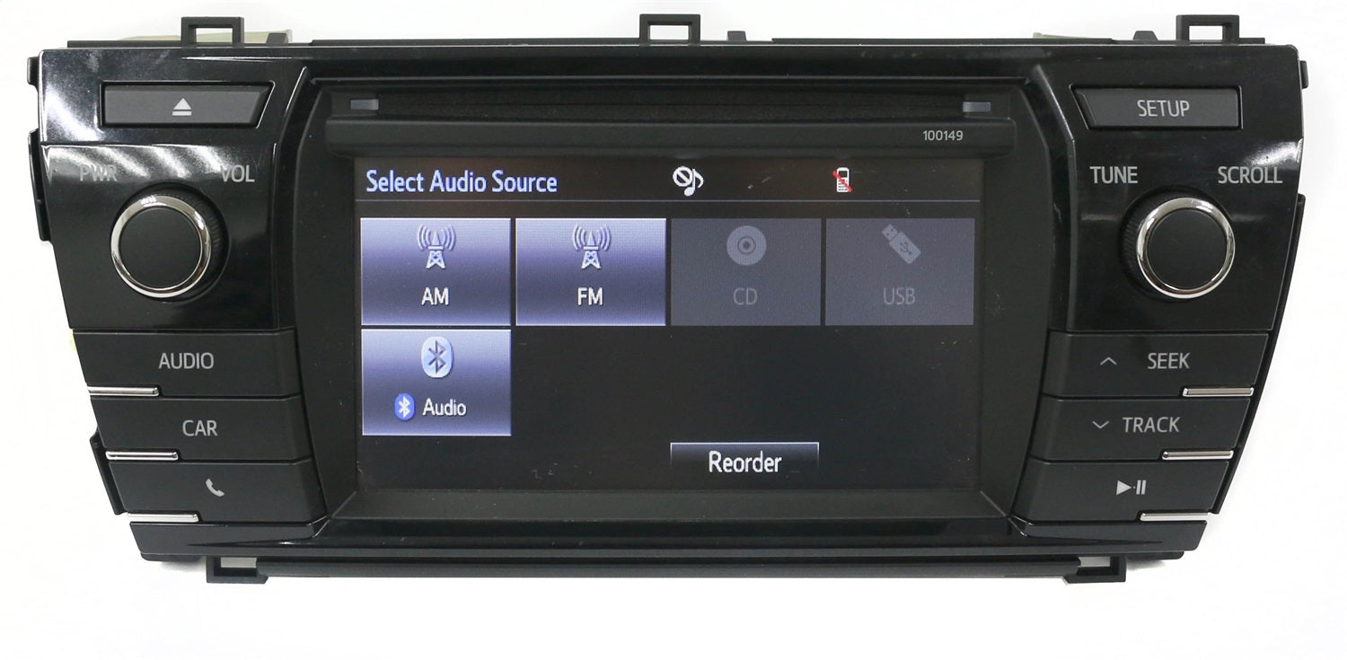 1 Factory Radio 638-72482-NOA4 AM FM Radio CD Player 1 Factory Radio 638-72482-NOA4