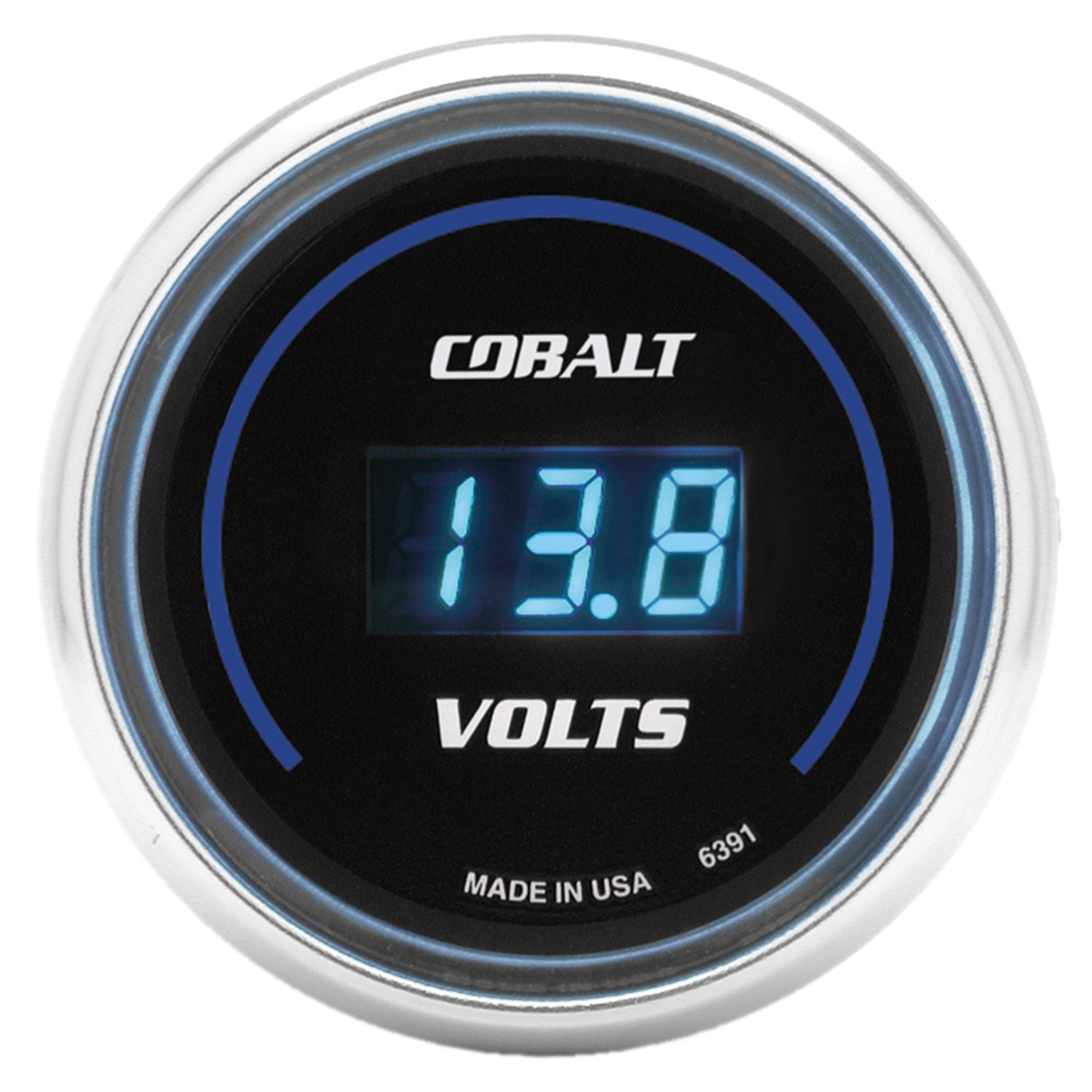 AutoMeter 6391 GAUGE; STEREO VOLTAGE; 2 1/16in.; 19V; DIGITAL; COBALT AutoMeter 6391