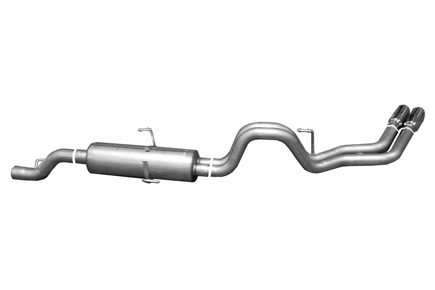 Gibson Performance Exhaust 6401 Cat-Back Dual Sport Exhaust System; Aluminized Gibson Performance Exhaust 6401