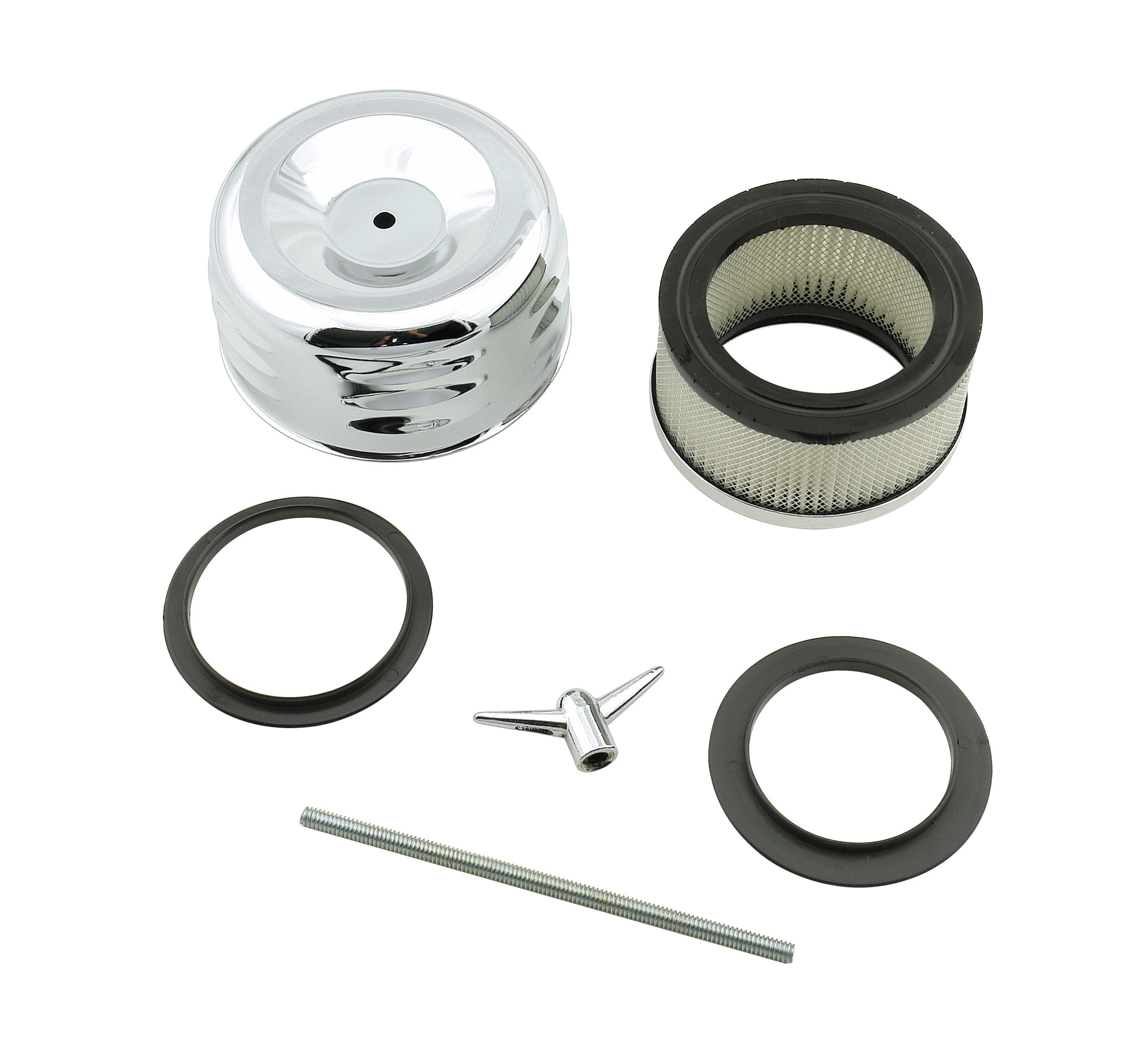 Fits 2-5/16, 2-5/8 and 3 Inch Diameter Carburetor Necks