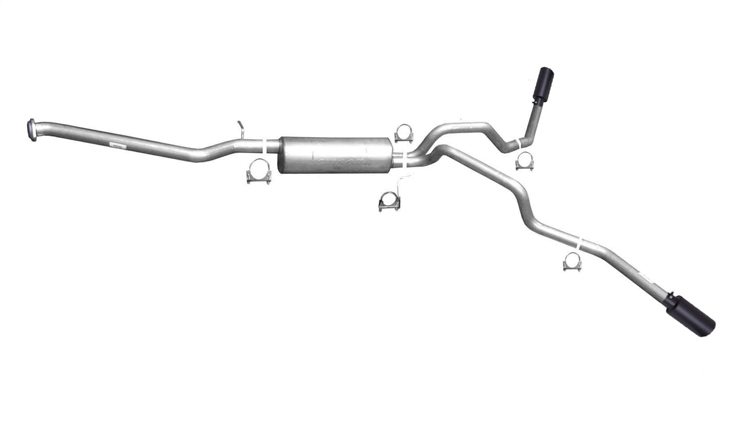 Gibson Performance Exhaust 65003B Black Elite Cat-Back Dual Extreme Exhaust System; Stainless Gibson Performance Exhaust 65003B