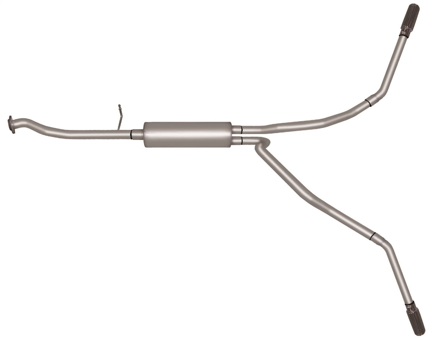 Gibson Performance Exhaust 65008 Cat-Back Dual Extreme Exhaust System; Stainless Gibson Performance Exhaust 65008