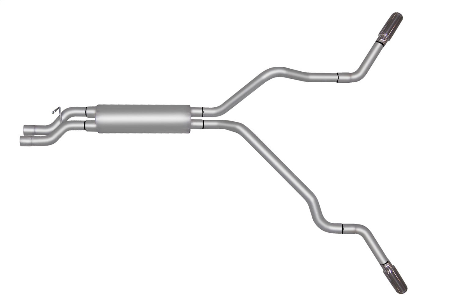 Gibson Performance Exhaust 65009 Cat-Back Dual Extreme Exhaust System; Stainless Gibson Performance Exhaust 65009