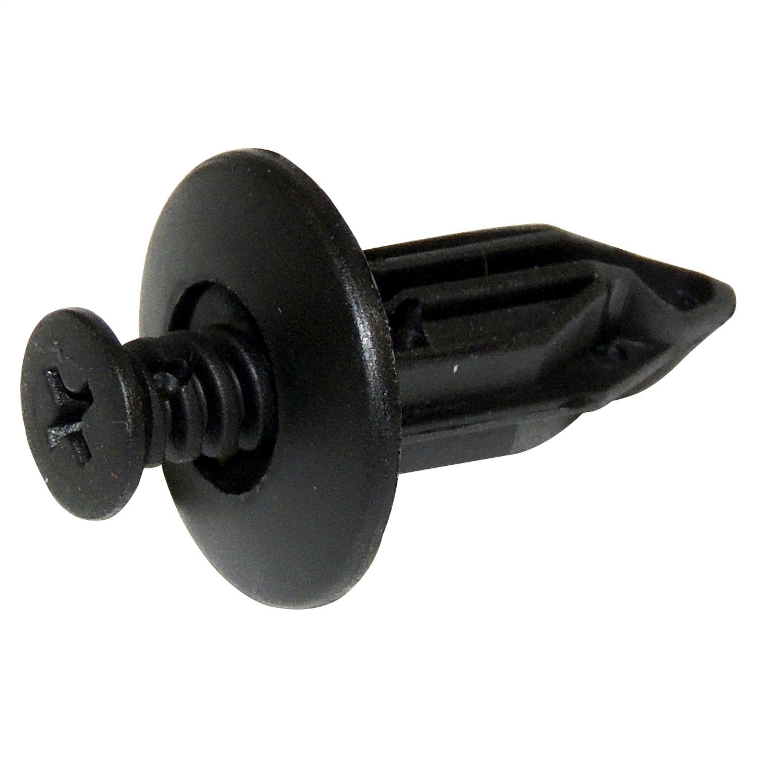 Crown Automotive Jeep Replacement 6502625 Push Pin; 12mm; w/Phillips Screw; Crown Automotive Jeep Replacement 6502625
