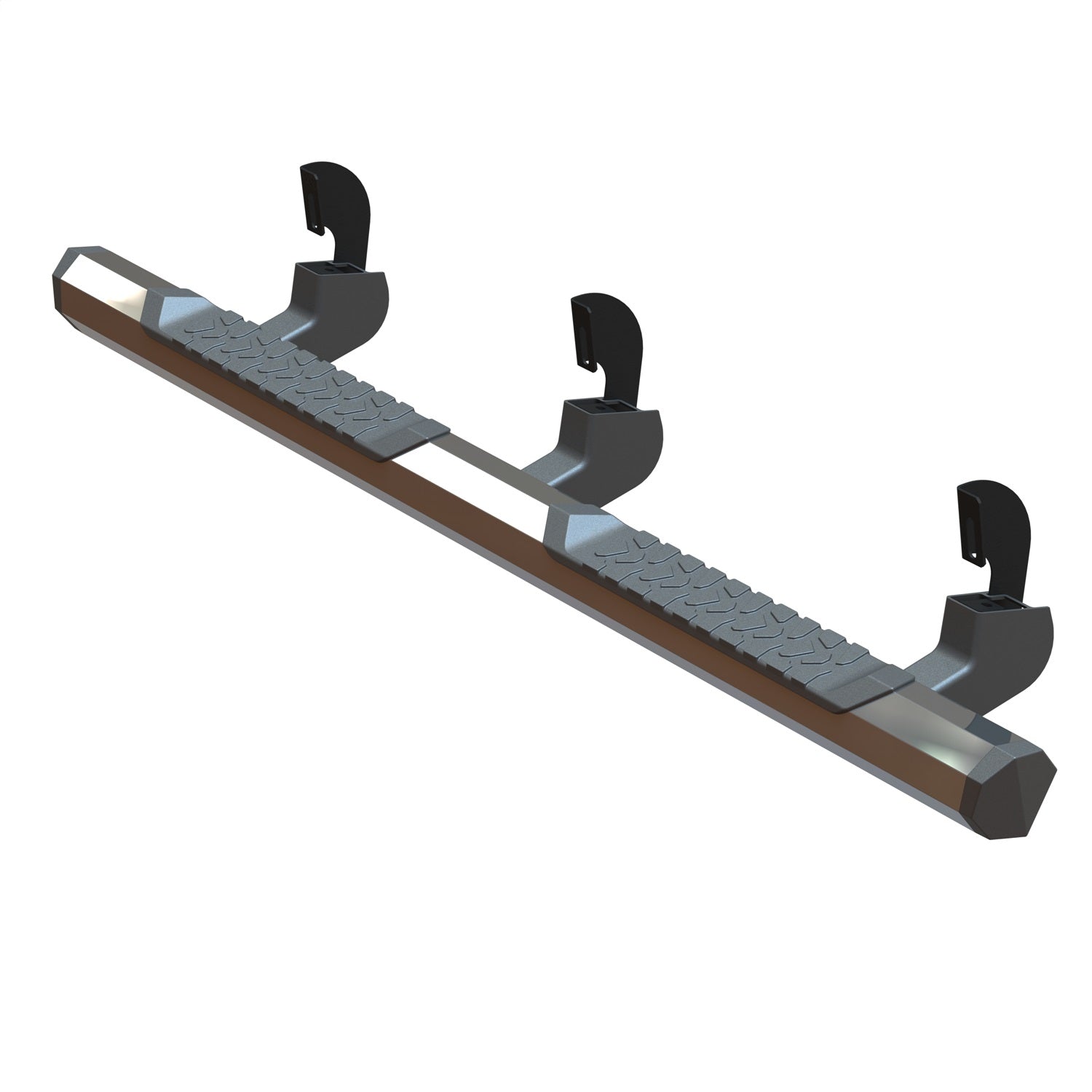 GEM TUBES 300002 OCTA Series Nerf Bar; Aluminum; Premium Chrome Finish; GEM TUBES 300002