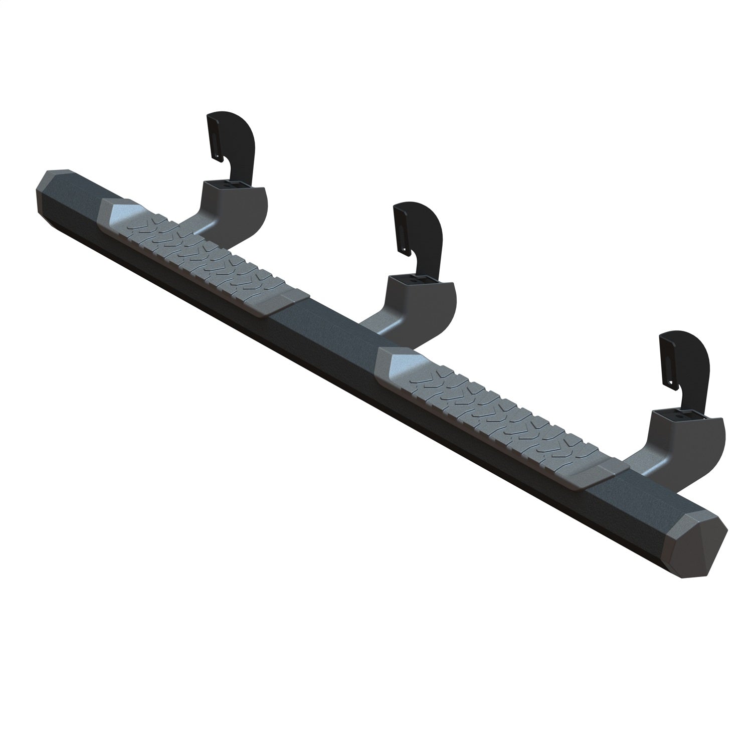 GEM TUBES 300003 OCTA Series Nerf Bar; Aluminum; Black Powder Coat Finish; GEM TUBES 300003