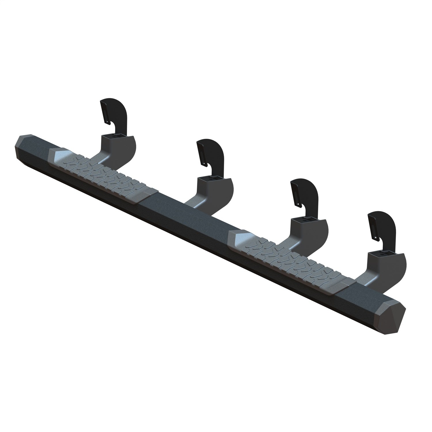 GEM TUBES 300005 OCTA Series Nerf Bar; Aluminum; Black Powder Coat Finish; GEM TUBES 300005