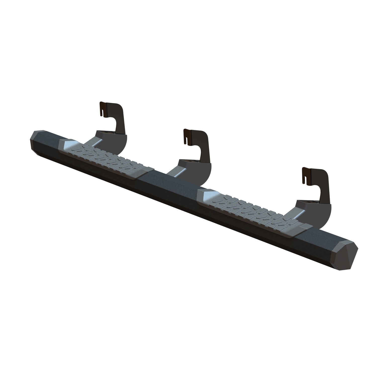 GEM TUBES 300009 OCTA Series Nerf Bar; Aluminum; Black Powder Coat Finish; GEM TUBES 300009