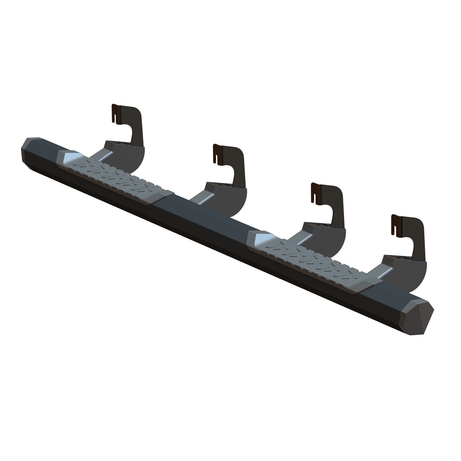 GEM TUBES 300011 OCTA Series Nerf Bar; Aluminum; Black Powder Coat Finish; GEM TUBES 300011