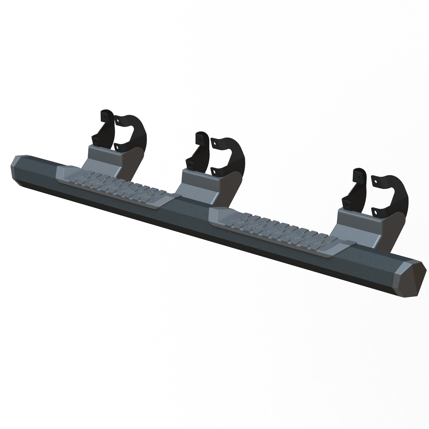 GEM TUBES 300033 OCTA Series Nerf Bar; Aluminum; Black Powder Coat Finish; GEM TUBES 300033