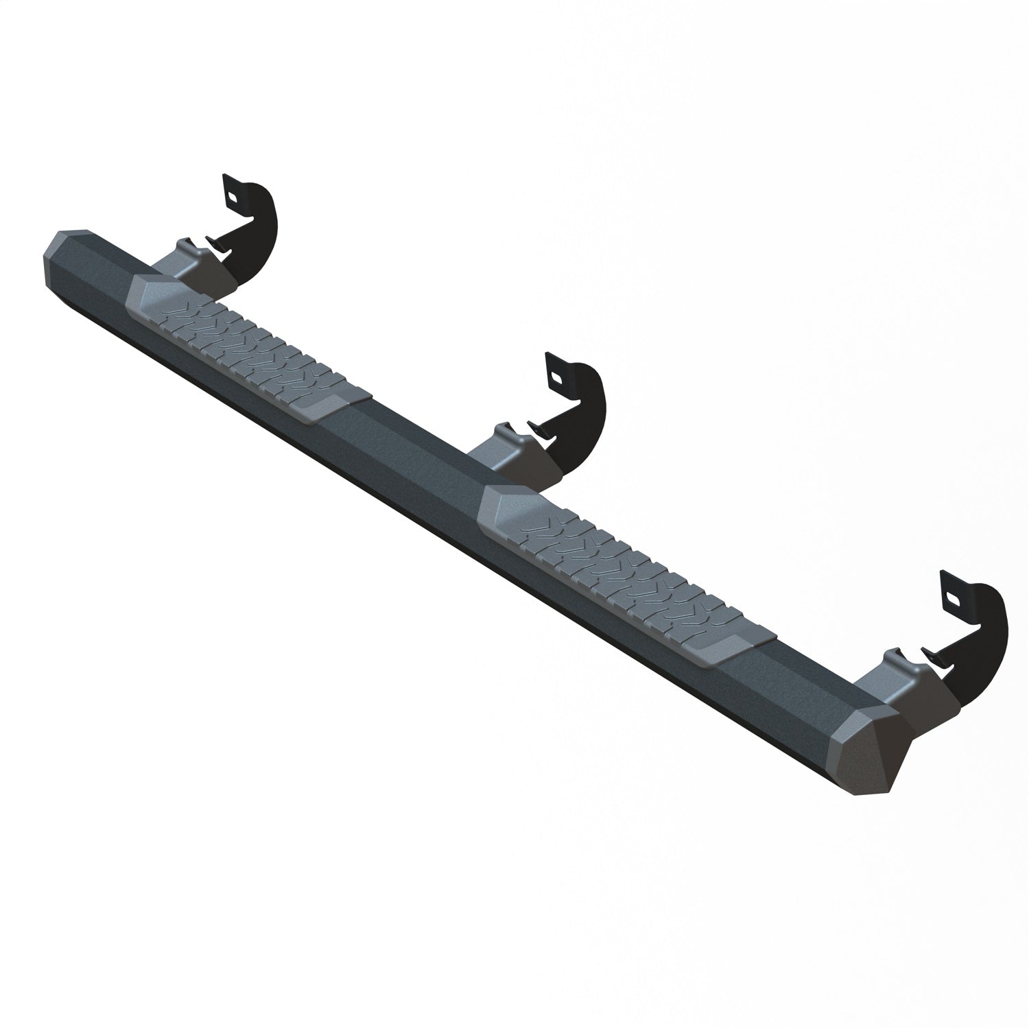 GEM TUBES 300047 OCTA Series Nerf Bar; Aluminum; Black Powder Coat Finish; GEM TUBES 300047