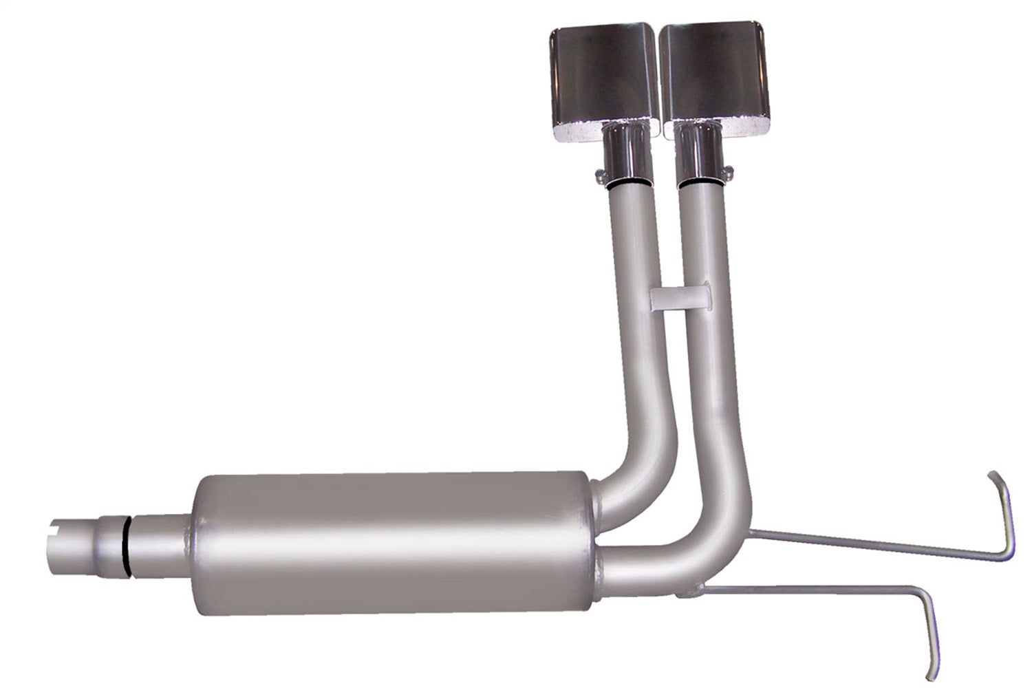 Gibson Performance Exhaust 6510 Cat-Back Super Truck Exhaust System; Aluminized Gibson Performance Exhaust 6510