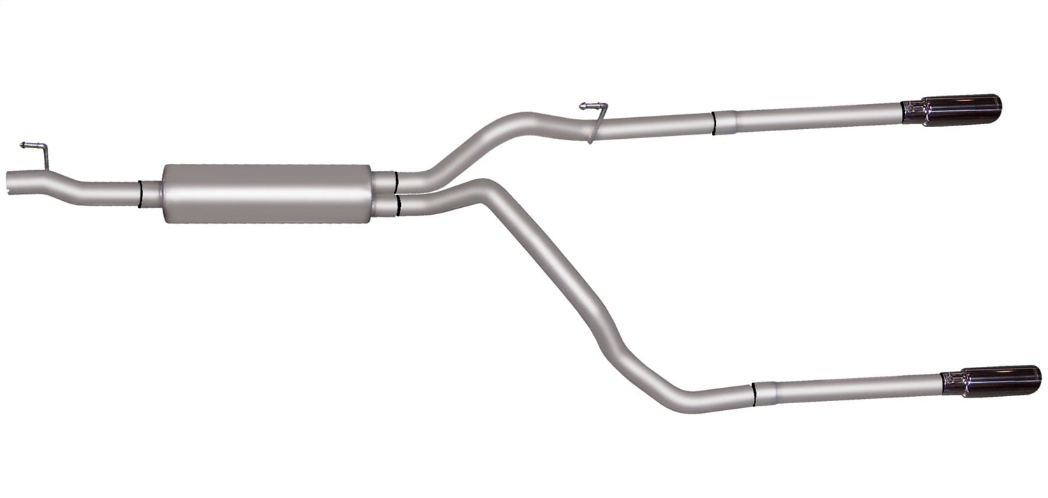 Gibson Performance Exhaust 6515 Cat-Back Dual Split Exhaust System; Aluminized Gibson Performance Exhaust 6515