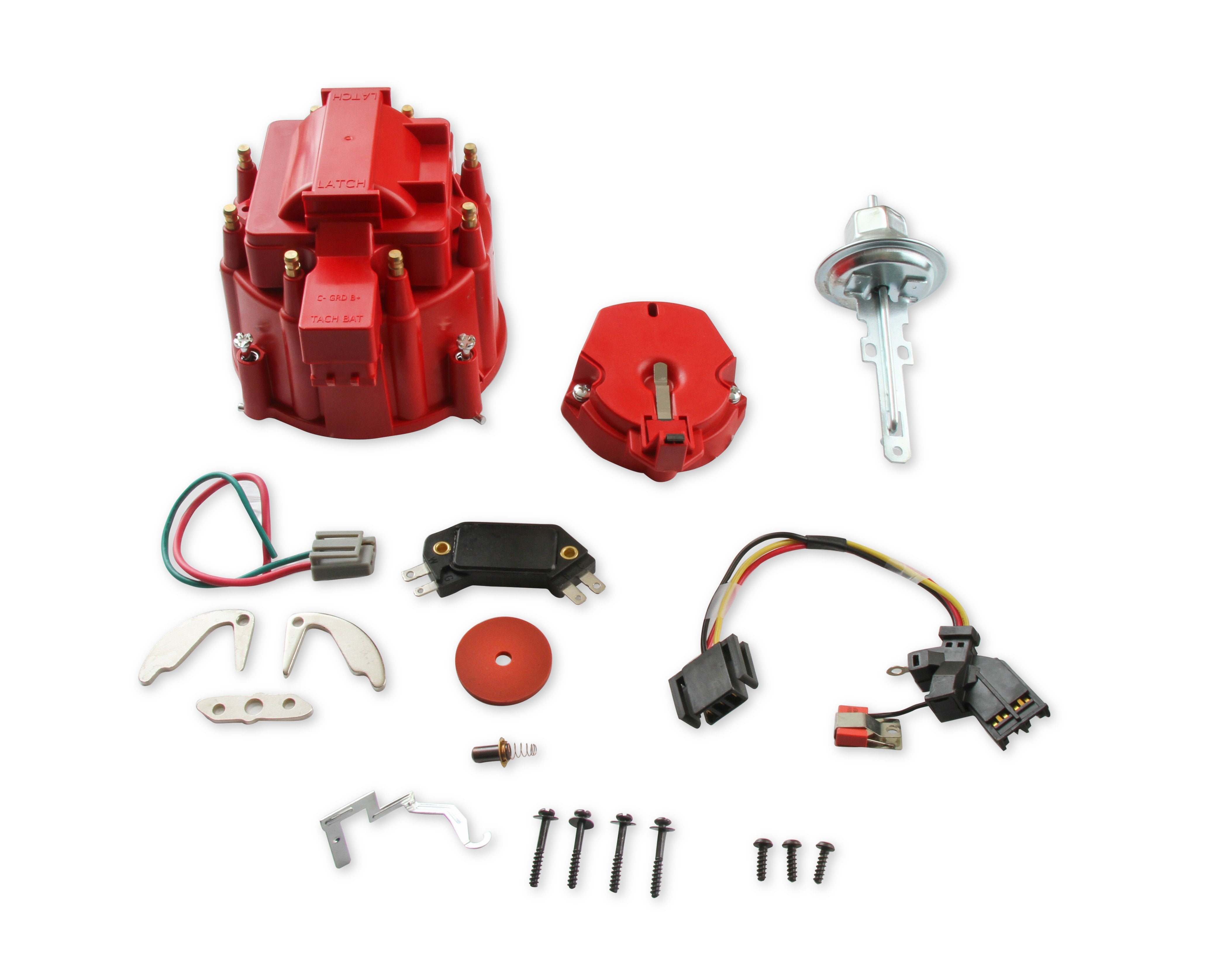 ACCEL 8200ACC Distributor Cap And Rotor Kit; GM HEI; Red; ACCEL 8200ACC