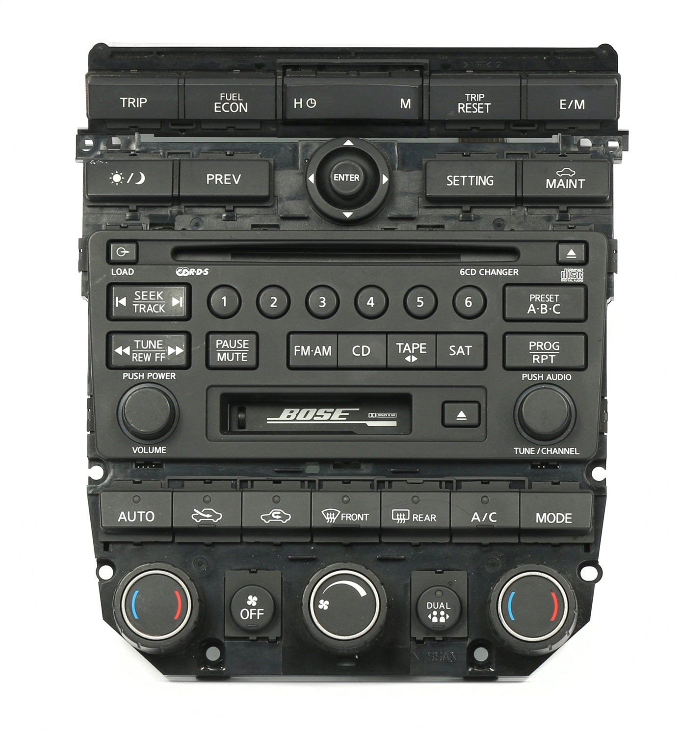 1 Factory Radio 655-51366-NOA2 Radio And Climate AC Heat Control Panel 1 Factory Radio 655-51366-NOA2