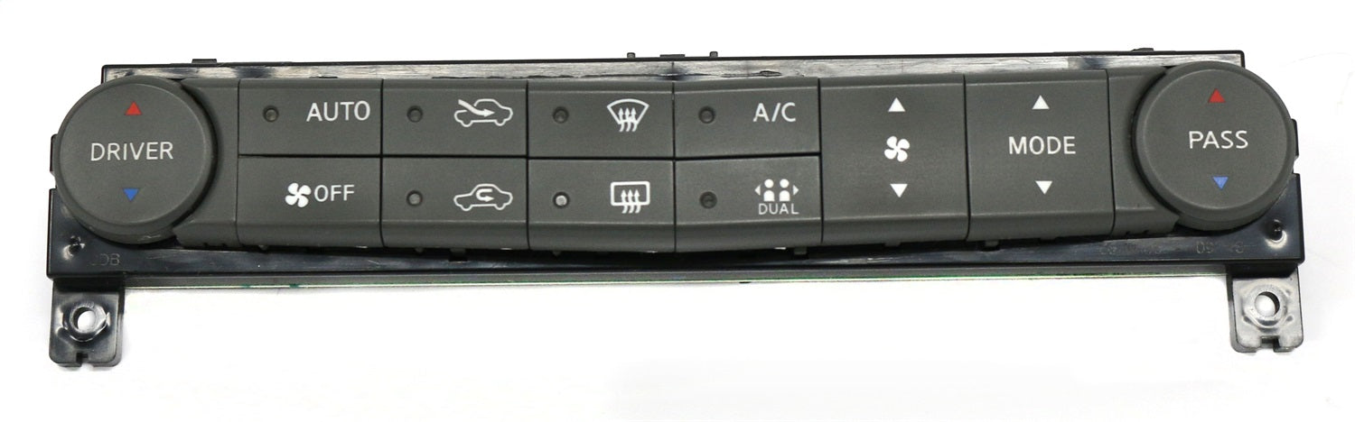 1 Factory Radio 655-51485-NOA AC Heat Climate Controls; Remanufactured; Black; OE Part Number: 27500-7Y010; 1 Factory Radio 655-51485-NOA