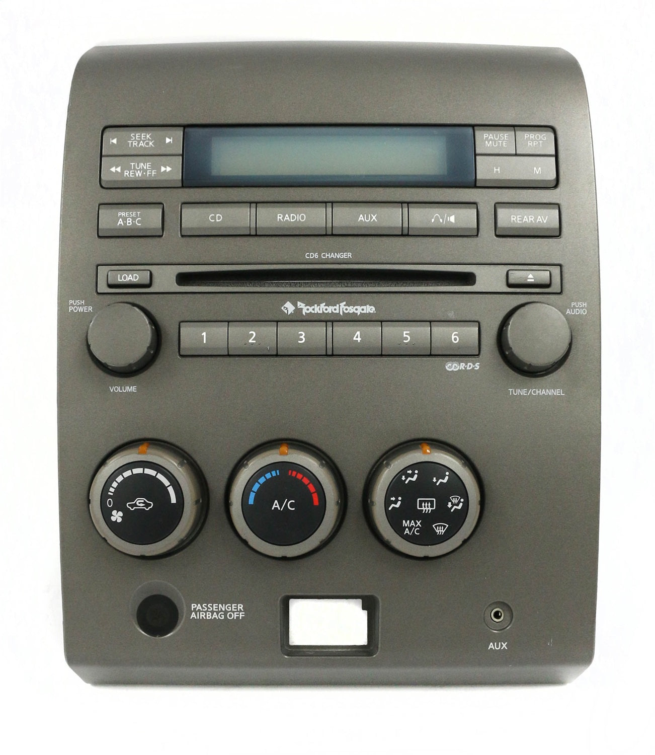 1 Factory Radio 655-51664-D Radio And Climate Control Panel 1 Factory Radio 655-51664-D
