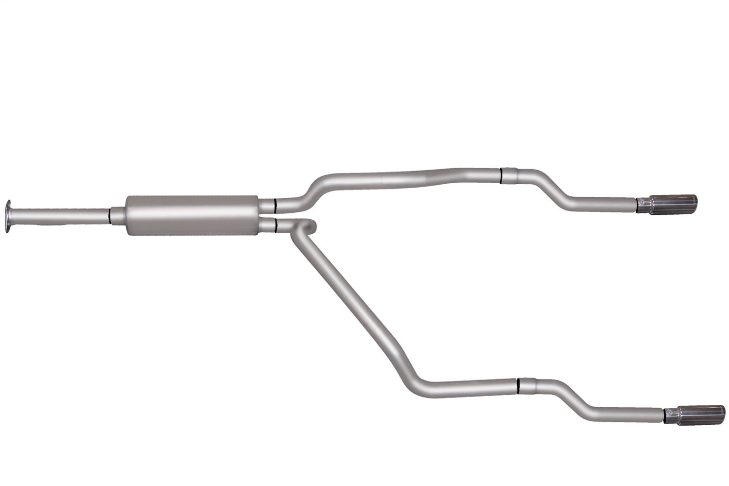 Gibson Performance Exhaust 65507 Cat-Back Dual Split Exhaust System; Stainless Gibson Performance Exhaust 65507