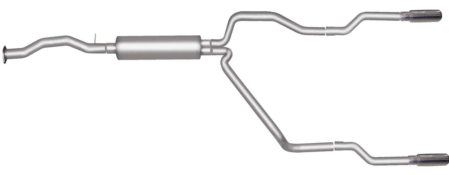 Gibson Performance Exhaust 65528 Cat-Back Dual Split Exhaust System; Stainless Gibson Performance Exhaust 65528