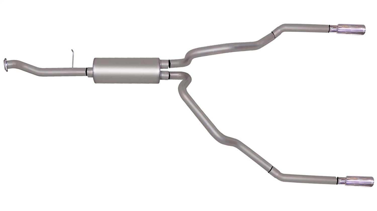 Gibson Performance Exhaust 65548 Cat-Back Dual Split Exhaust System; Stainless Gibson Performance Exhaust 65548