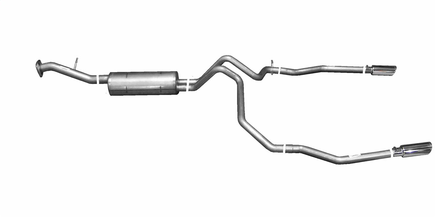 Gibson Performance Exhaust 65560 Cat-Back Dual Split Exhaust System; Stainless Gibson Performance Exhaust 65560