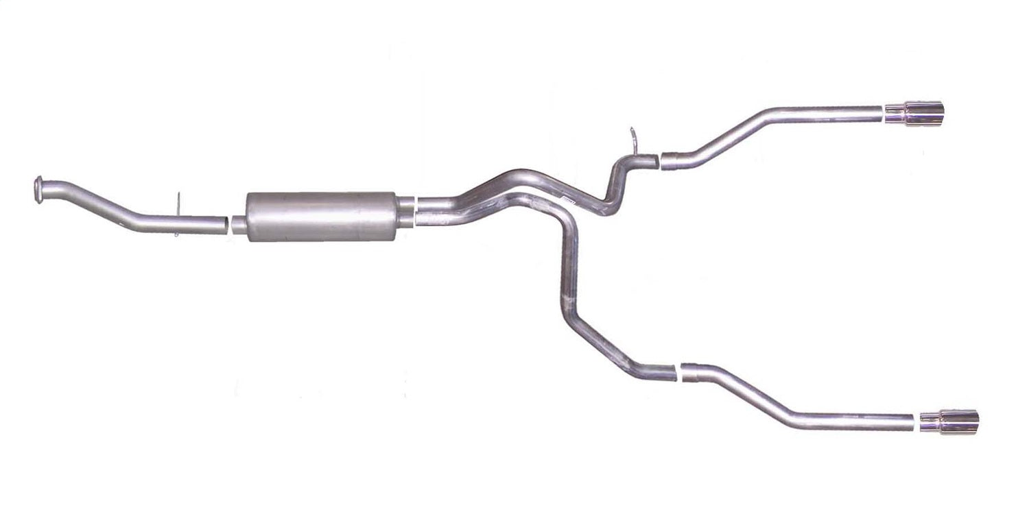 Gibson Performance Exhaust 65561 Cat-Back Dual Split Exhaust System; Stainless Gibson Performance Exhaust 65561