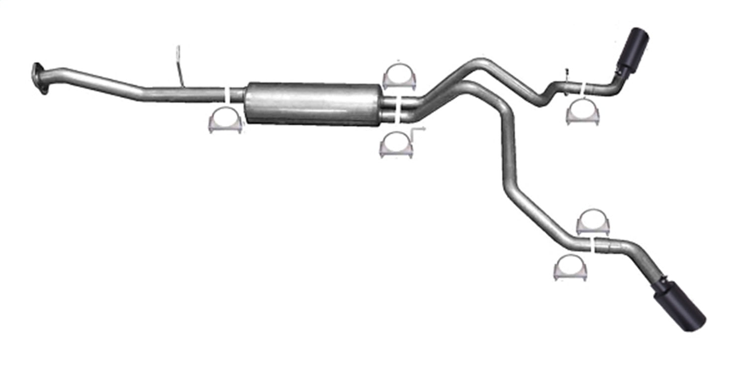 Gibson Performance Exhaust 65562B Black Elite Cat-Back Dual Extreme Exhaust System; Stainless Gibson Performance Exhaust 65562B
