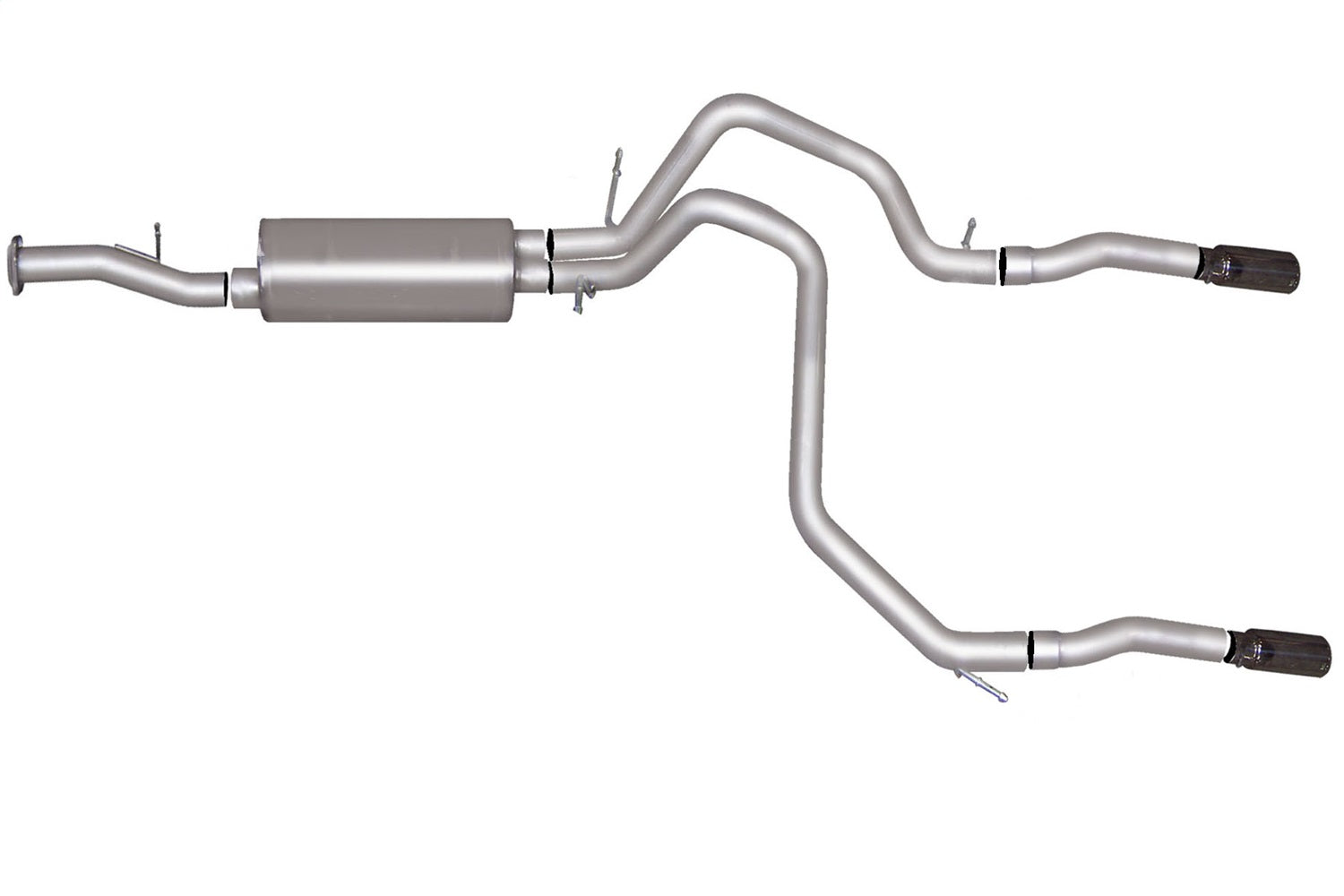 Gibson Performance Exhaust 65569 Cat-Back Dual Split Exhaust System; Stainless Gibson Performance Exhaust 65569