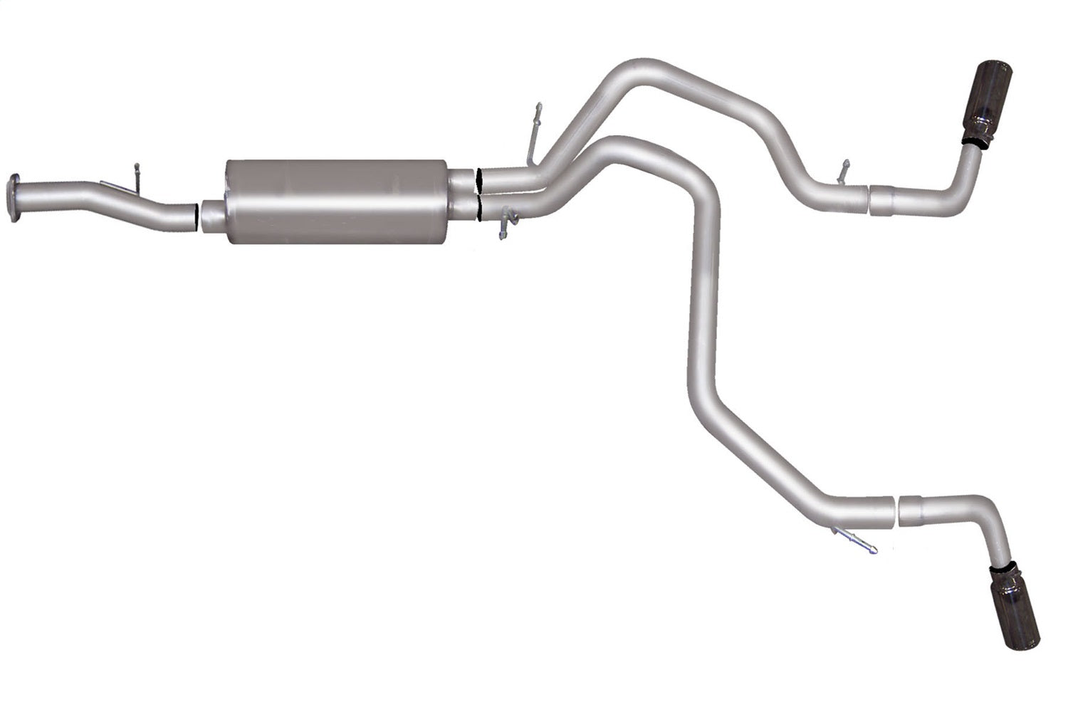 Gibson Performance Exhaust 65570 Cat-Back Dual Extreme Exhaust System; Stainless Gibson Performance Exhaust 65570