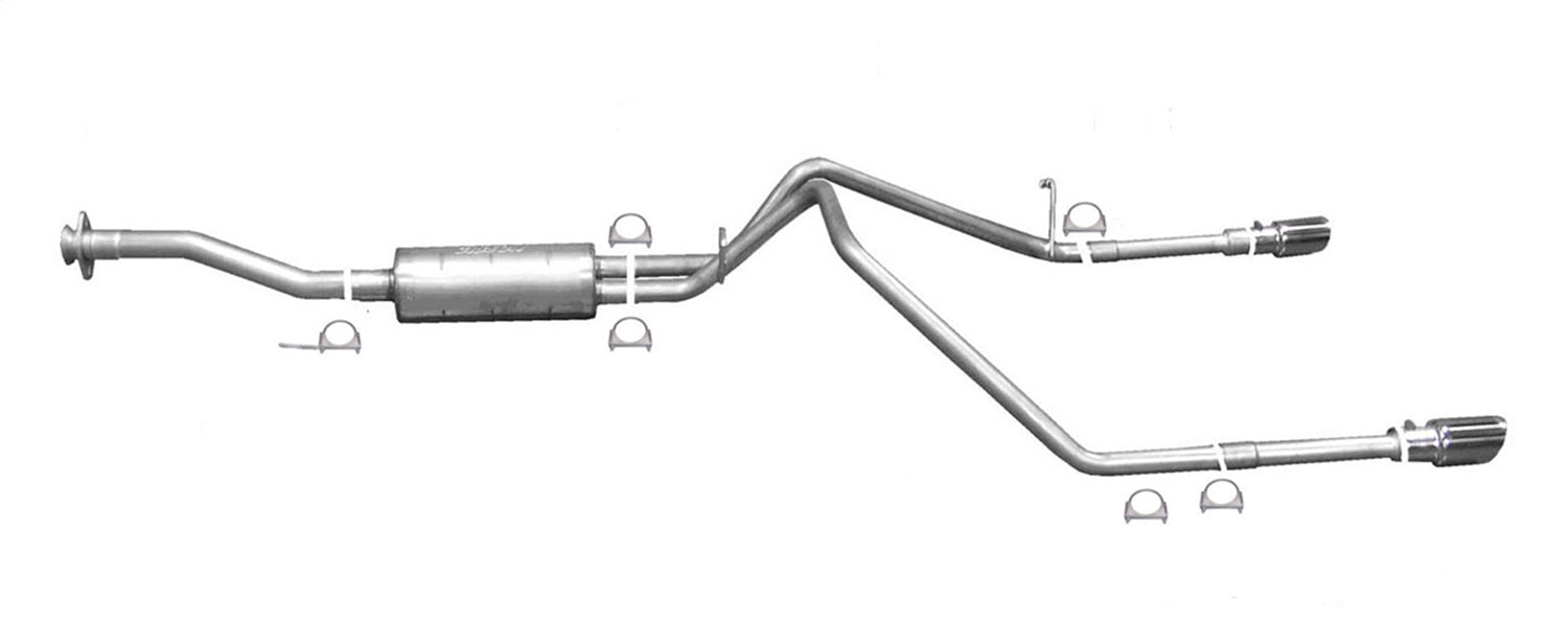 Gibson Performance Exhaust 65586 Cat-Back Dual Split Exhaust System; Stainless Gibson Performance Exhaust 65586