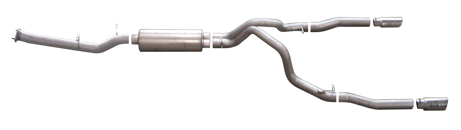 Gibson Performance Exhaust 65631 Cat-Back Dual Split Exhaust System; Stainless Gibson Performance Exhaust 65631